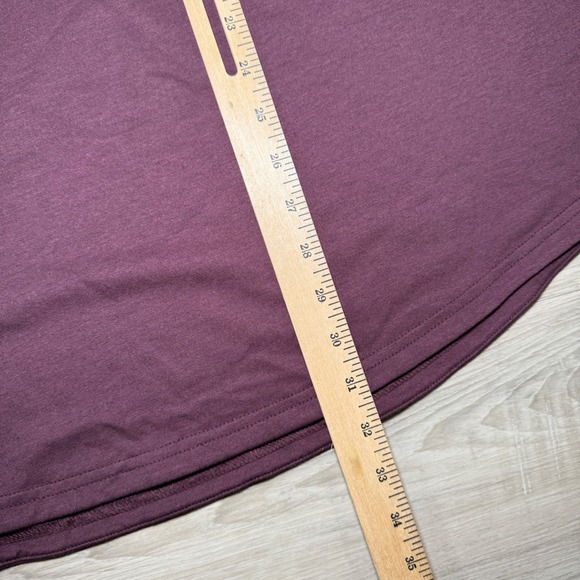 BYLT Premium Basics Performance Drop Cut Long Sleeve Shirt 2XL‎ Men's Top Purple - Picture 6 of 6